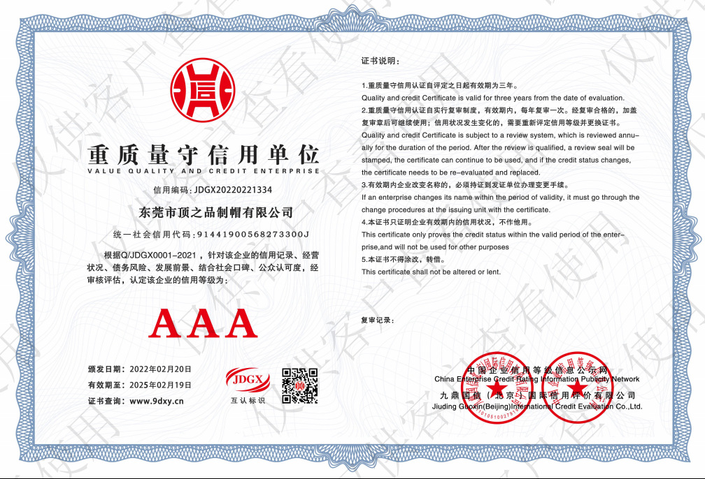 AAA Value Quality and Credit Enterprise certificate