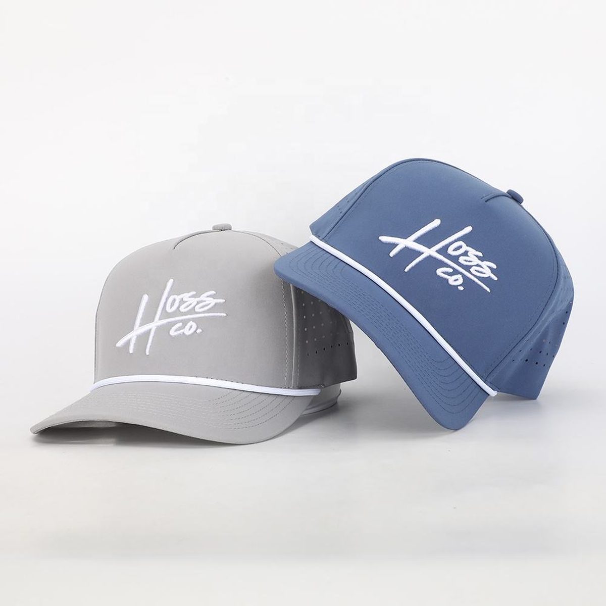 5-panel laser-cut rope cap