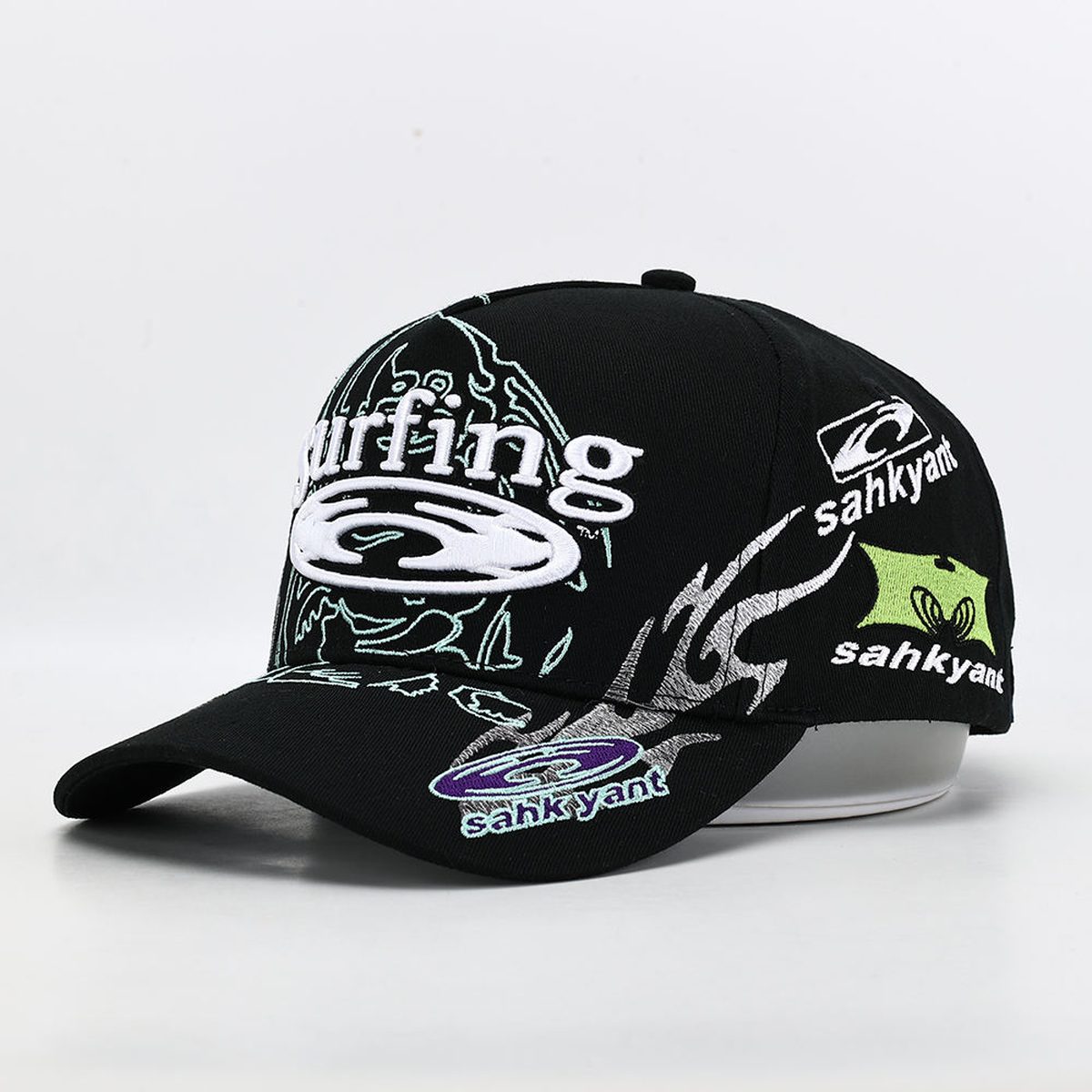 5-panel 3D embroidered sports cap
