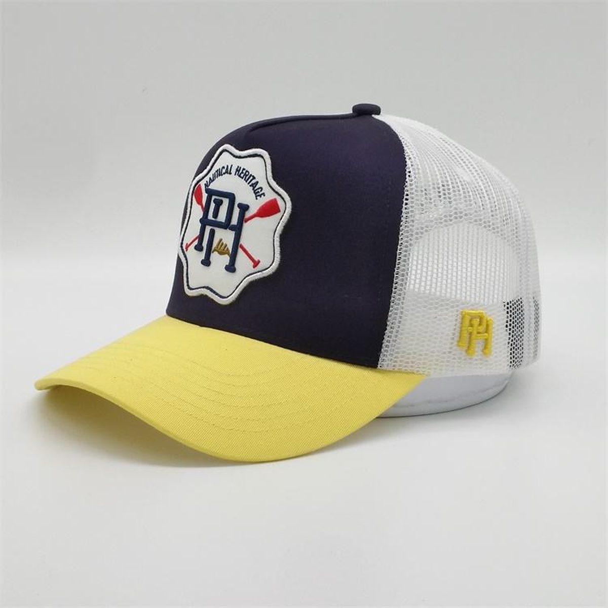 Cotton mesh trucker snapback