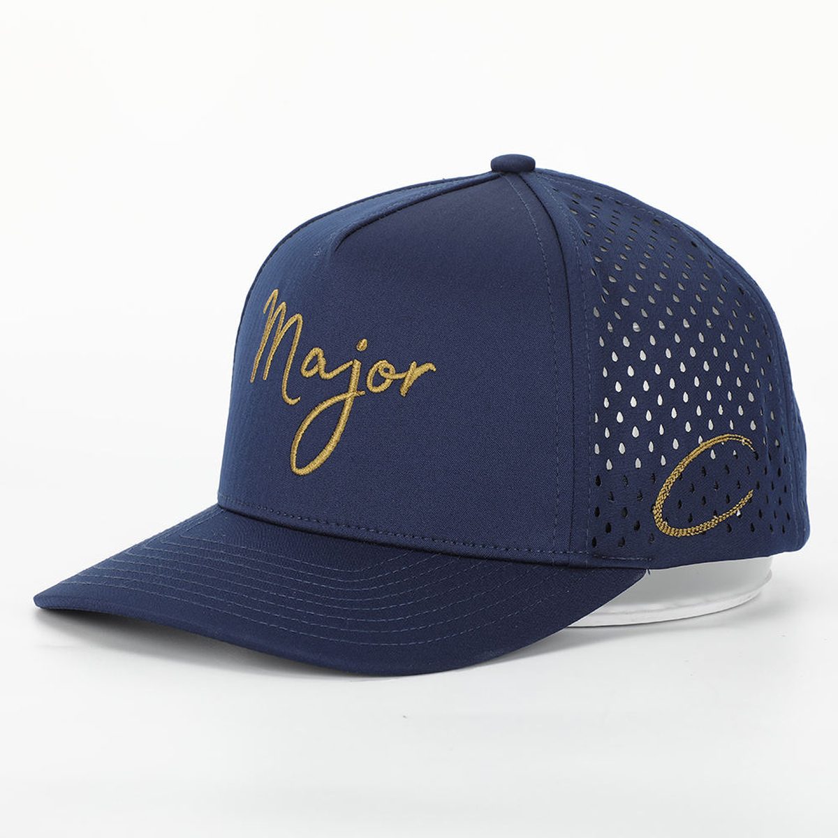 Perforated waterproof sport cap