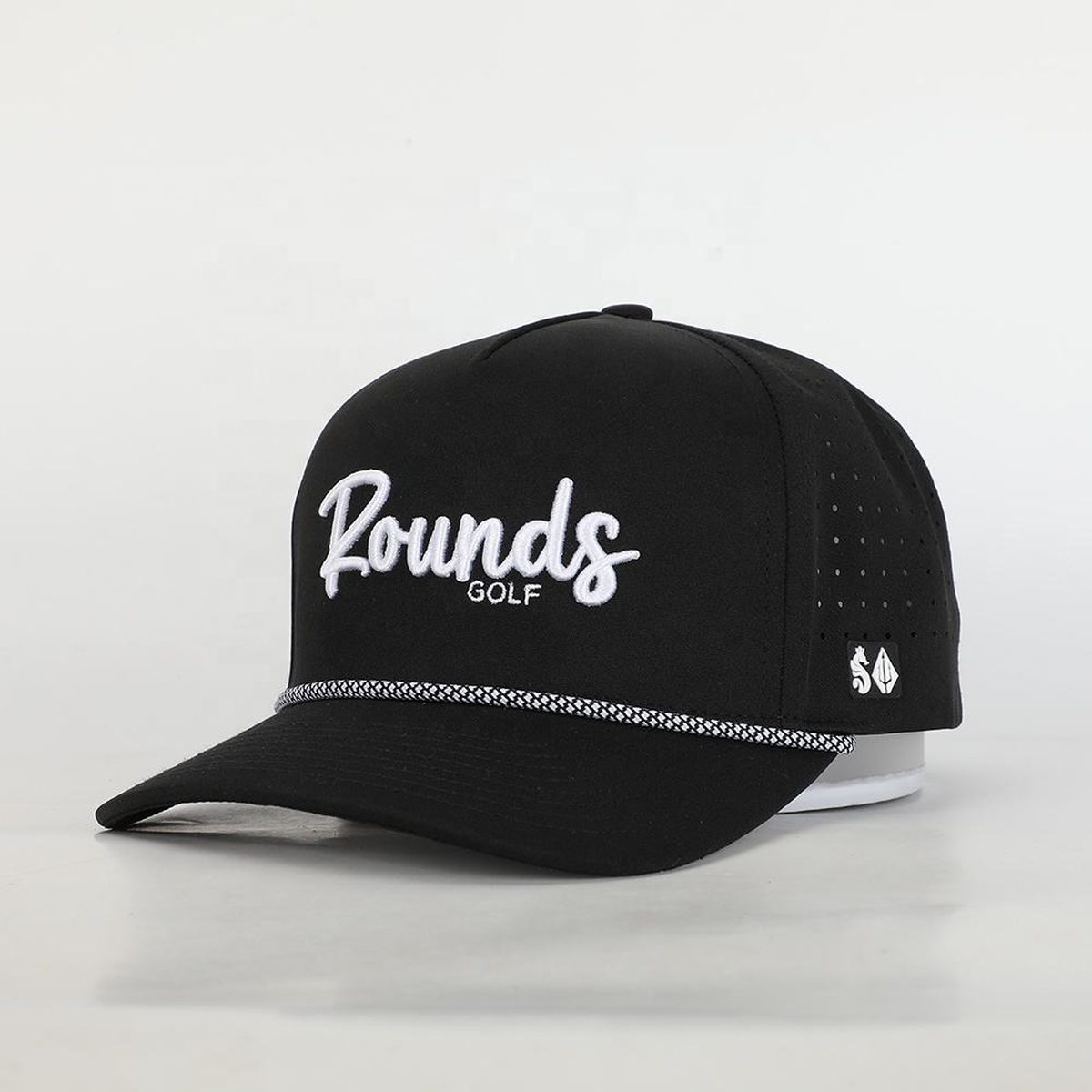 Polyester laser-cut golf cap