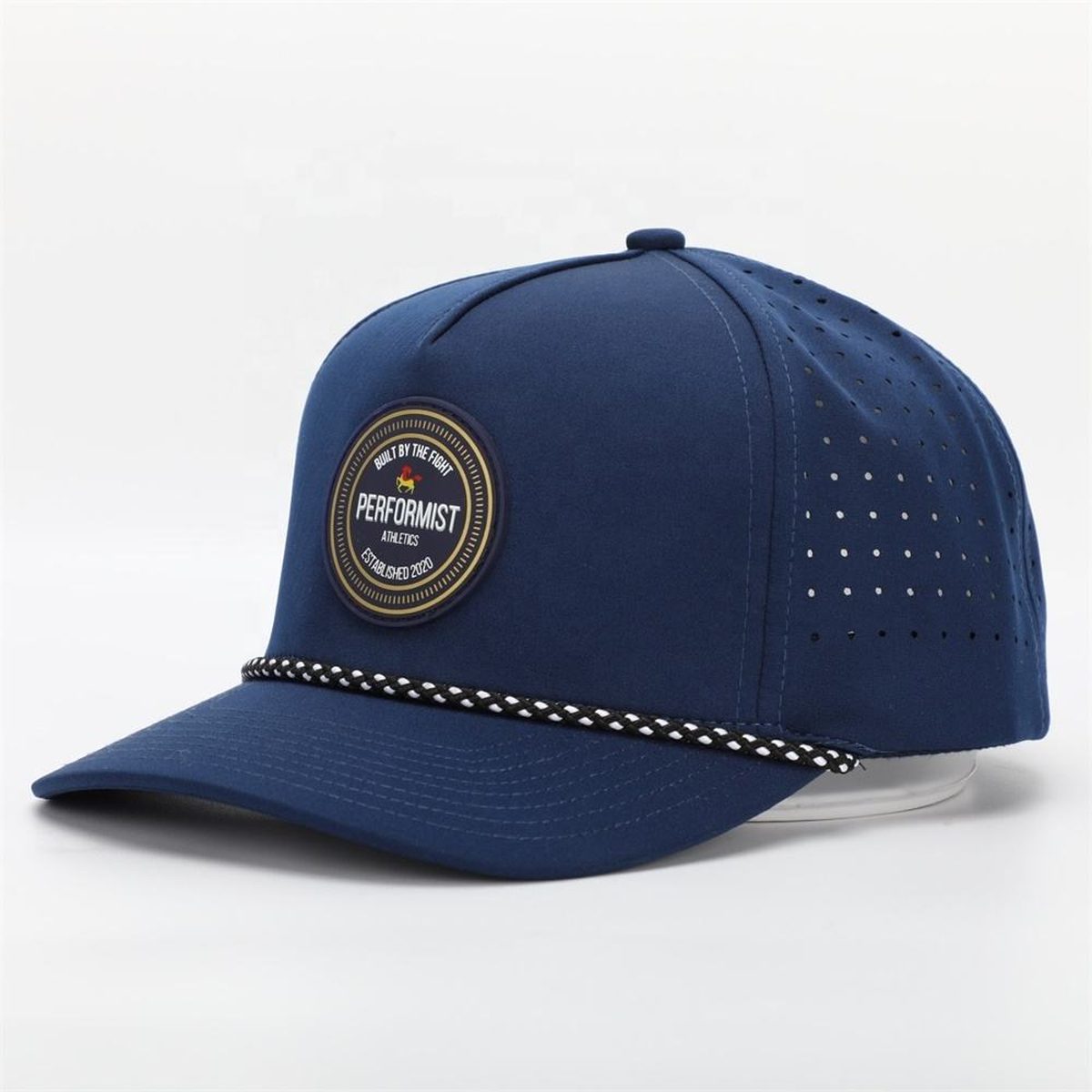PVC-patch perforated rope cap